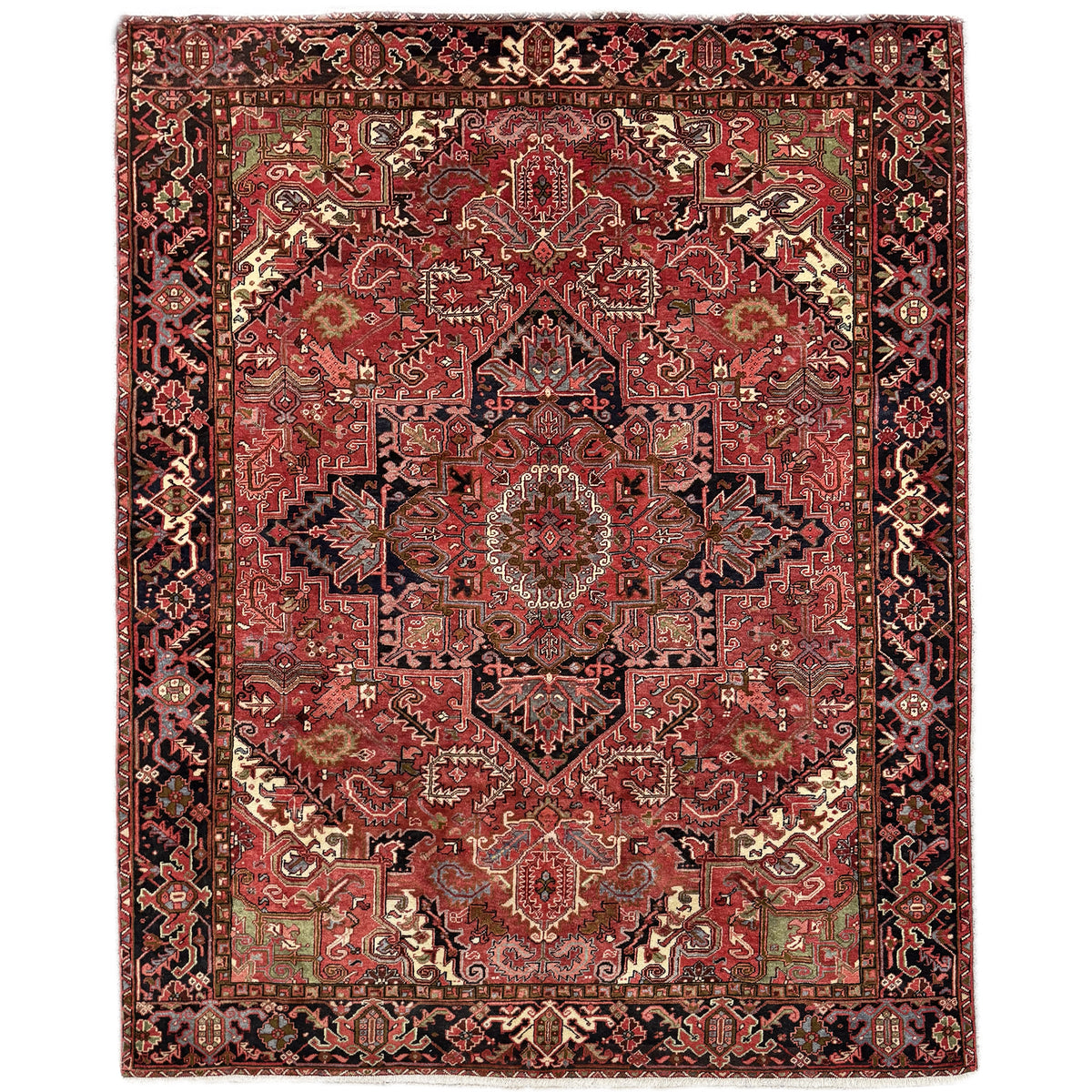 Fine Hand-knotted Wool Gravan Heriz Persian Rug  260cm x 339cm