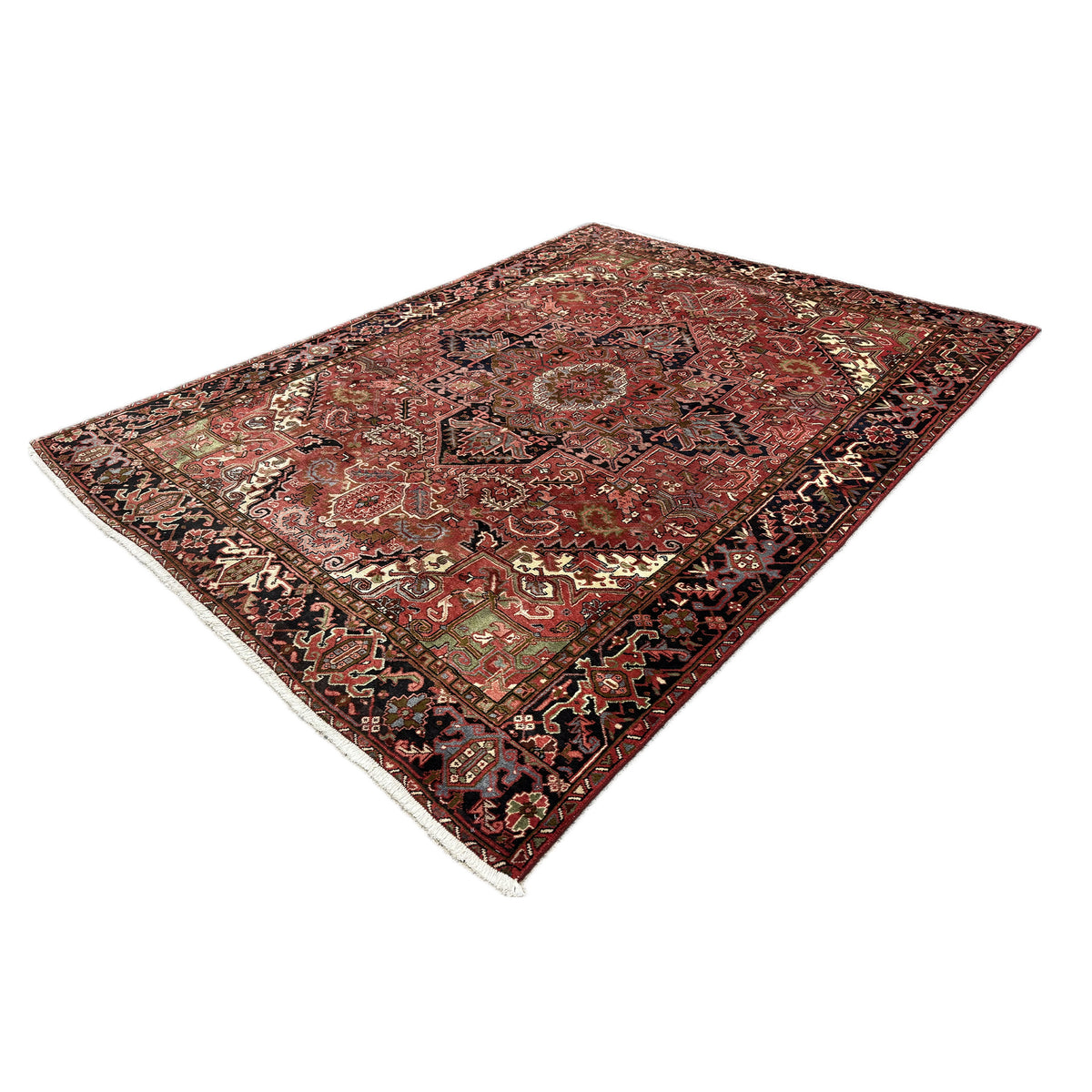 Fine Hand-knotted Wool Gravan Heriz Persian Rug  260cm x 339cm
