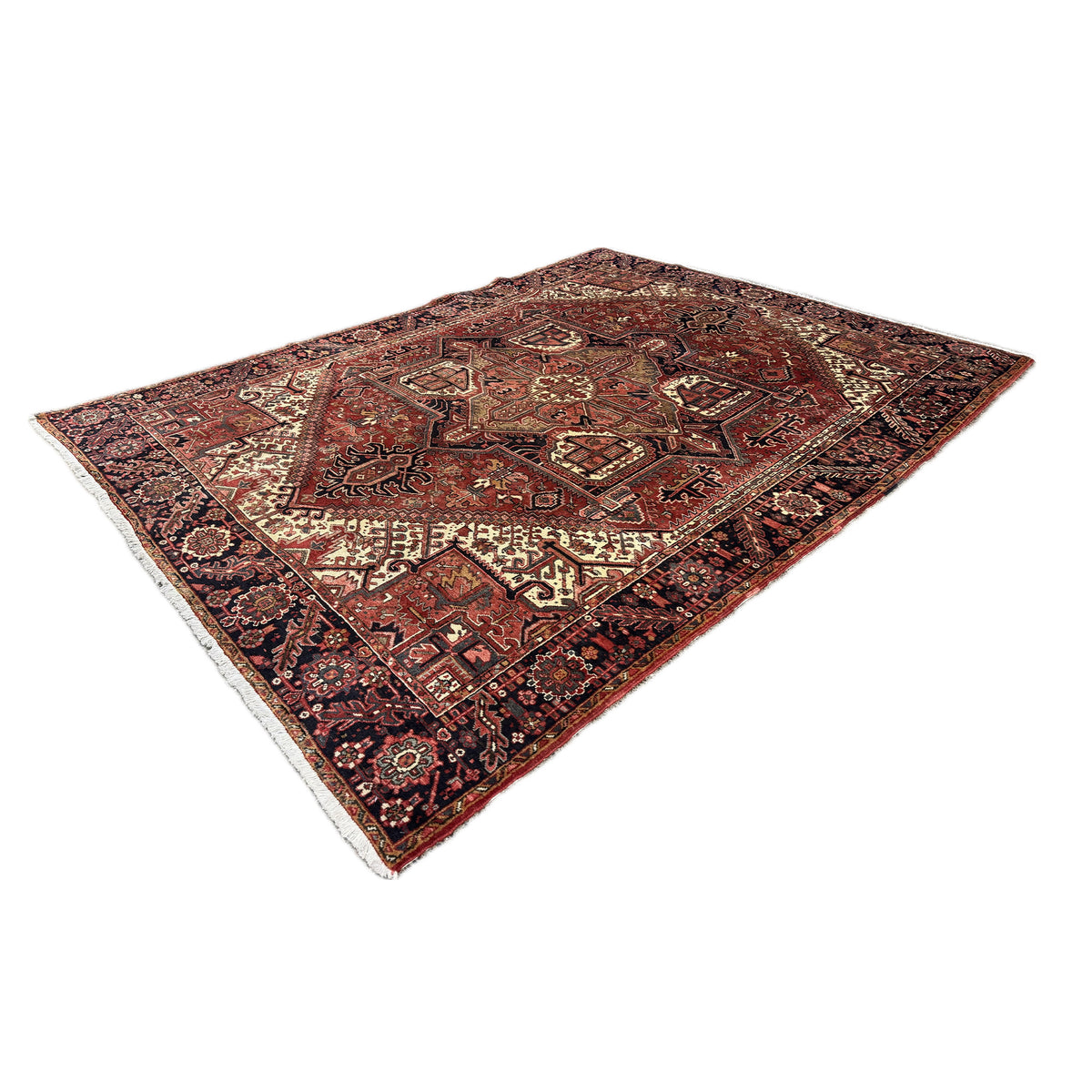 Fine Hand-knotted Wool Gravan (Heriz) Persian Rug  260cm x 334cm