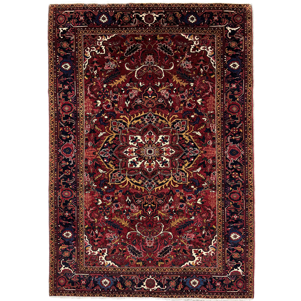 Fine Hand-knotted Wool Gravan (Heriz) Persian Rug  261cm x 348cm