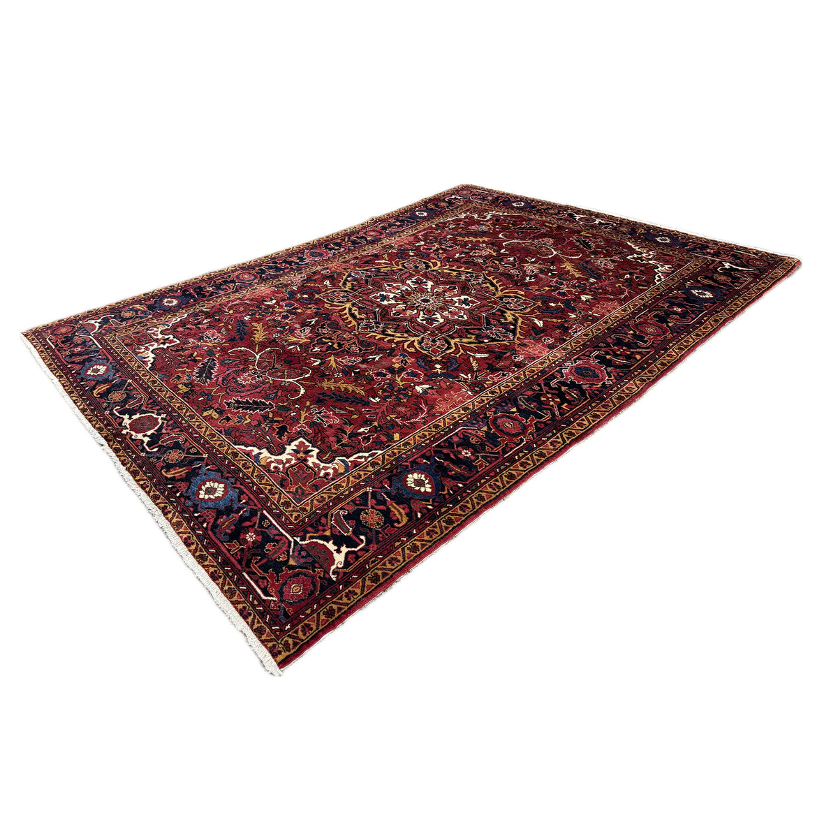 Fine Hand-knotted Wool Gravan (Heriz) Persian Rug  261cm x 348cm