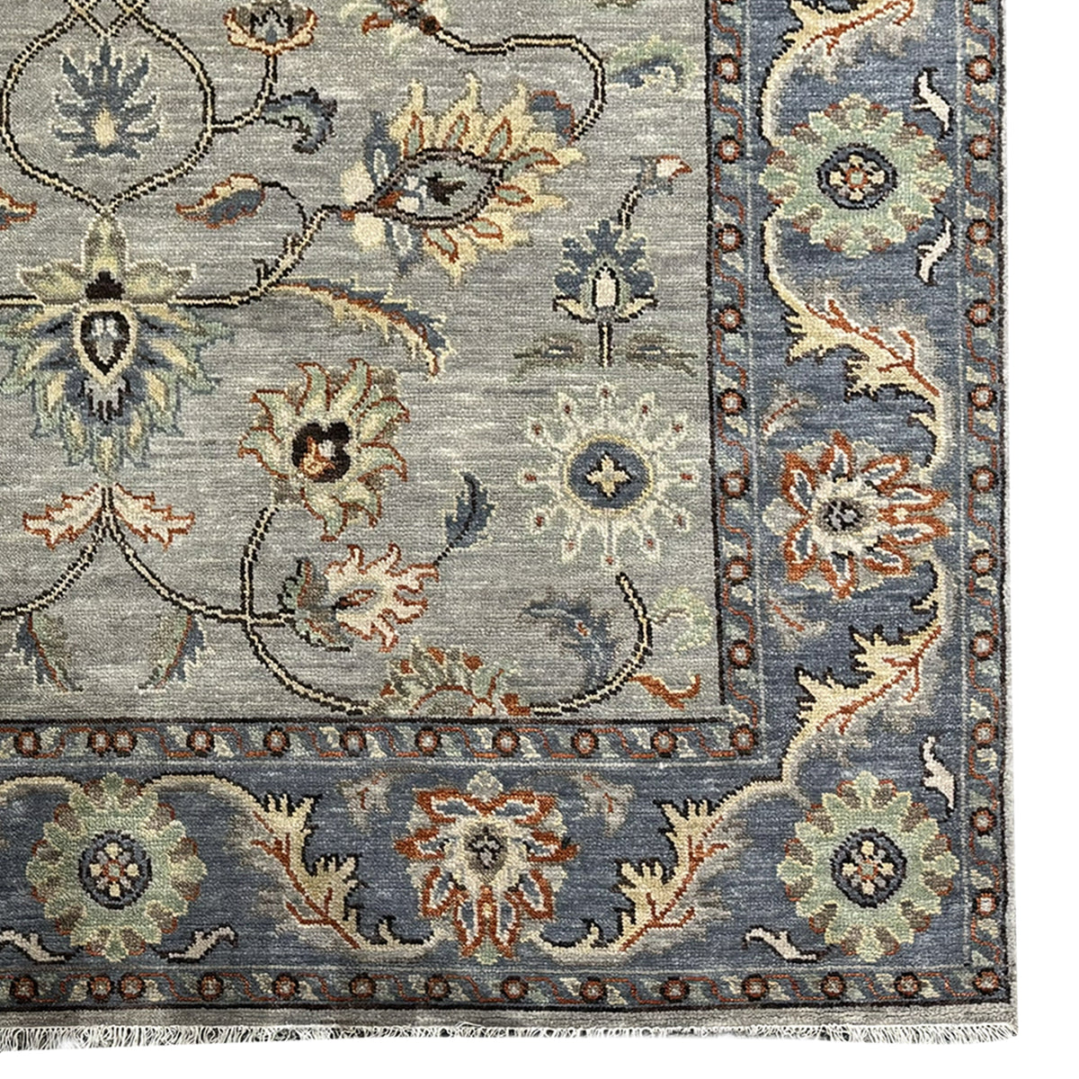 Hand-knotted Wool Oushak Rug  248cm x 319cm