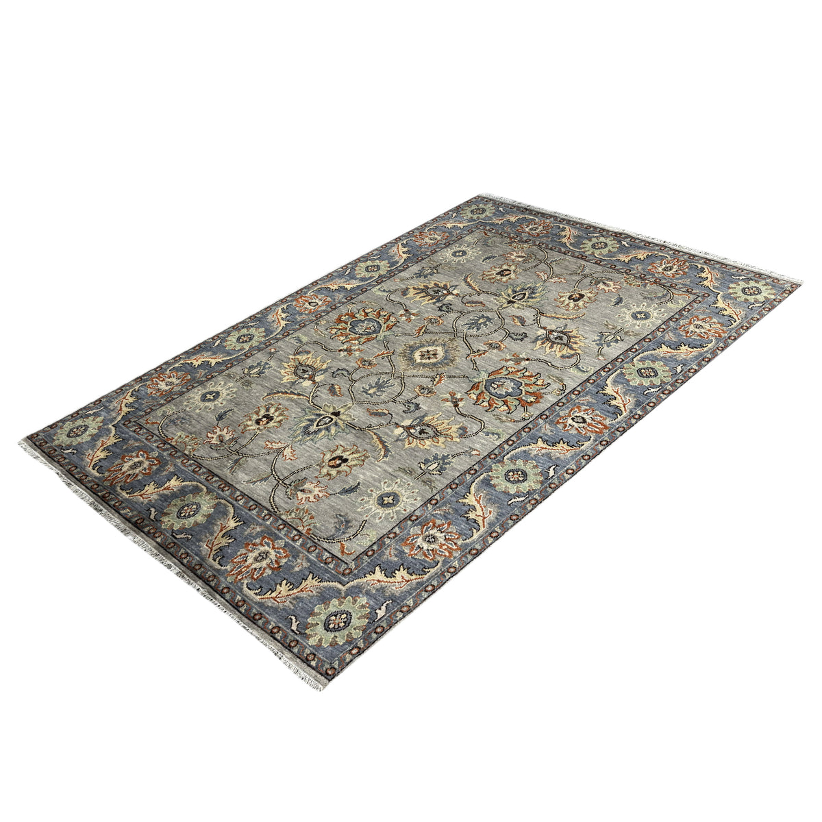 Hand-knotted Wool Oushak Rug  248cm x 319cm