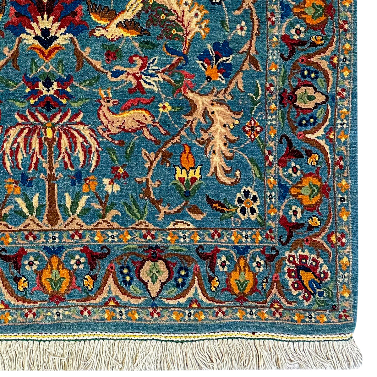 Super Fine Hand-knotted Veramin Persian Rug 103cm x 147cm