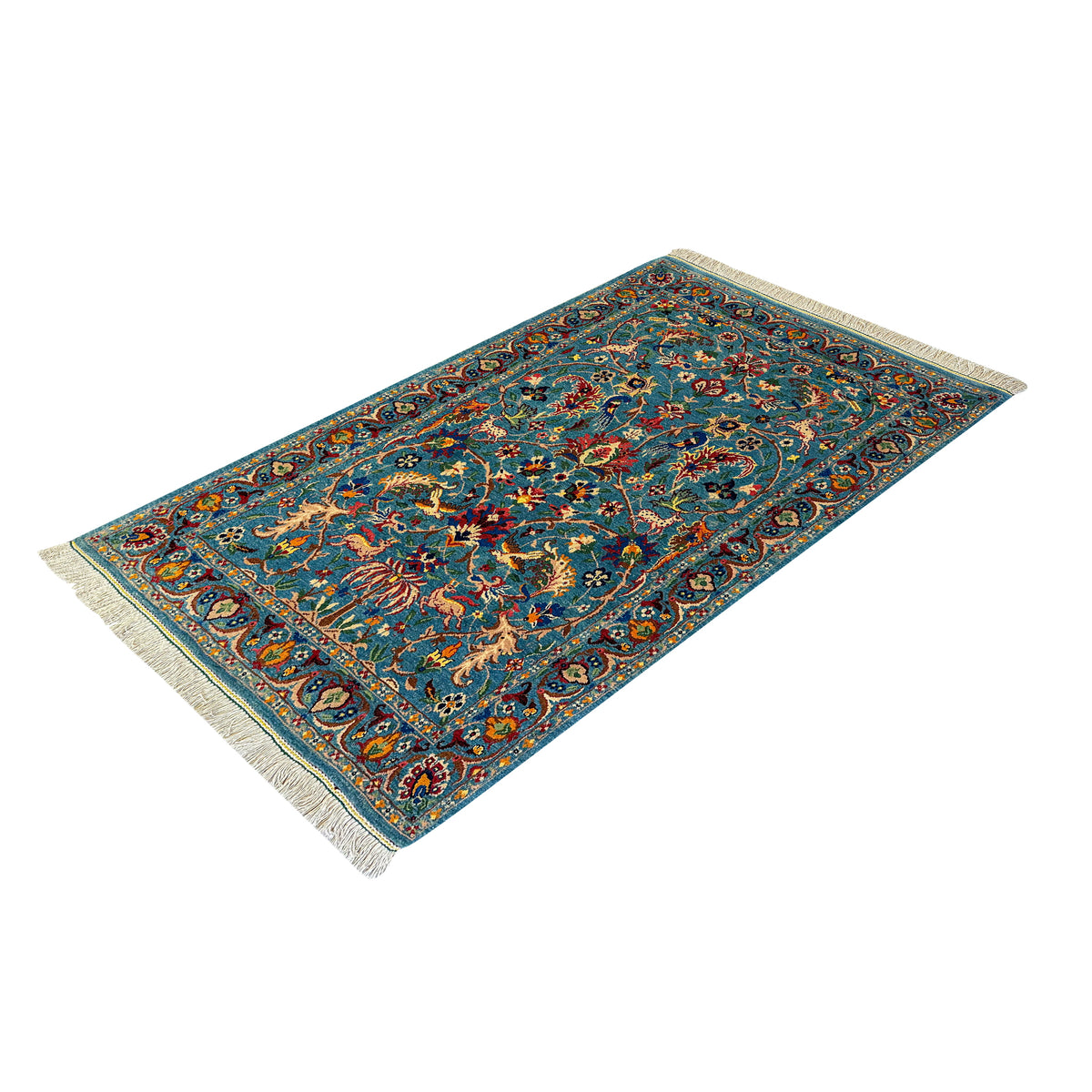 Super Fine Hand-knotted Veramin Persian Rug 103cm x 147cm