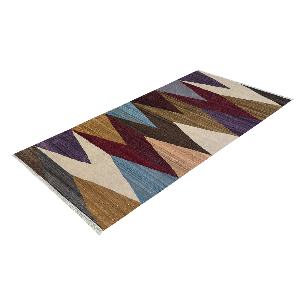 Hand-woven Wool Kilim Rug  188cm x 267cm