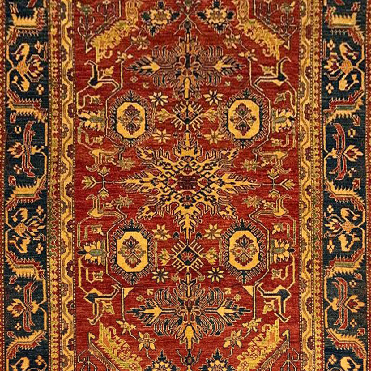 Fine Hand-knotted Samargand Wool Rug 200cm x 255cm