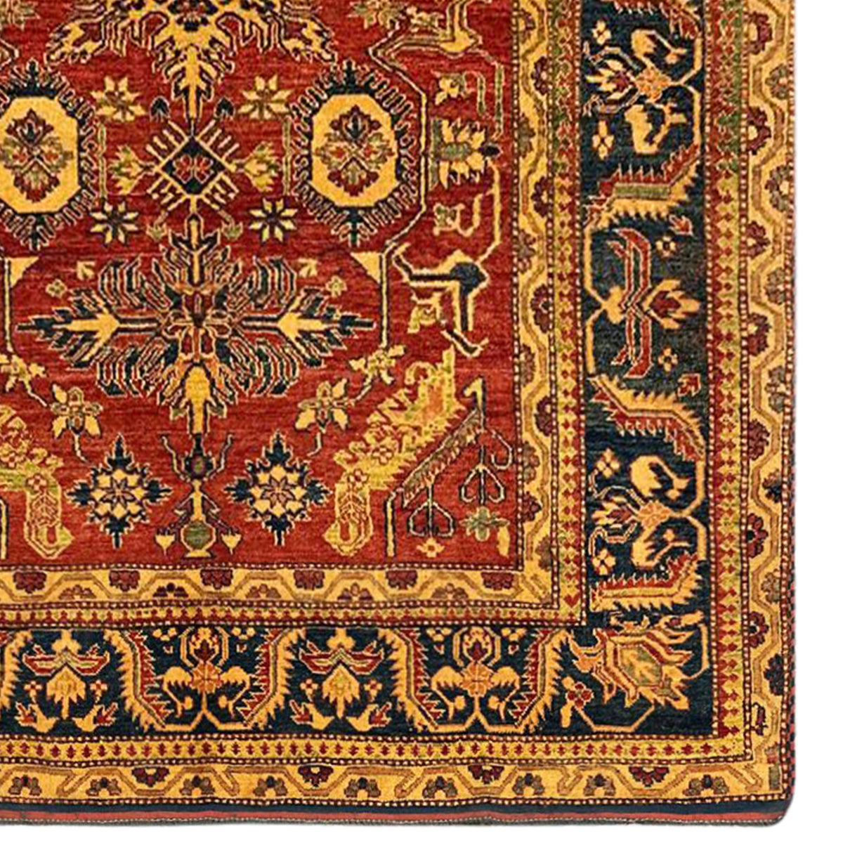Fine Hand-knotted Samargand Wool Rug 200cm x 255cm