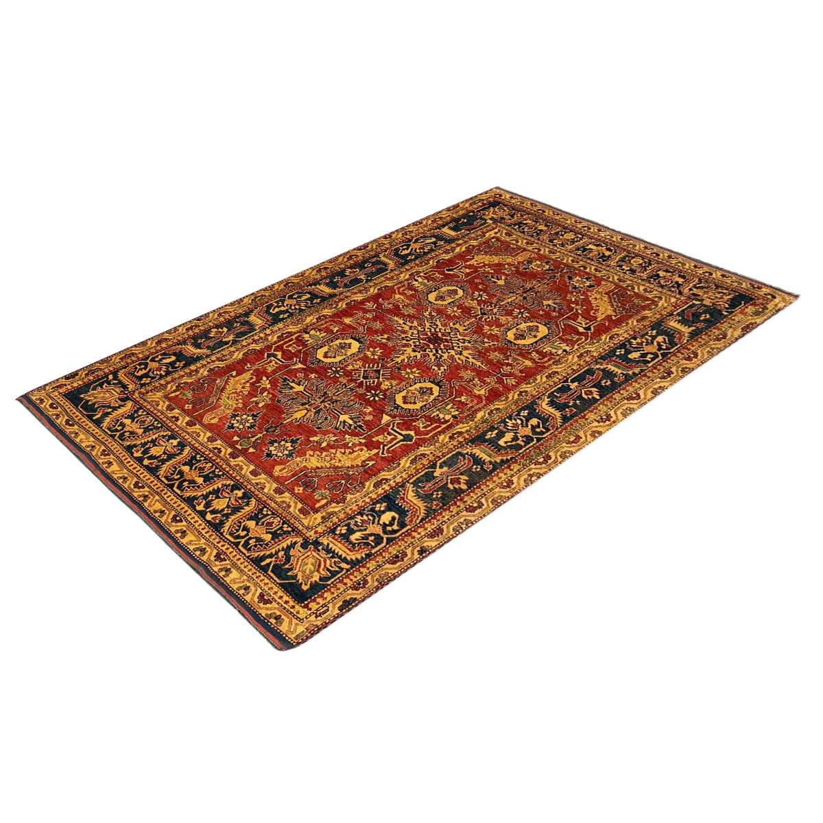 Fine Hand-knotted Samargand Wool Rug 200cm x 255cm