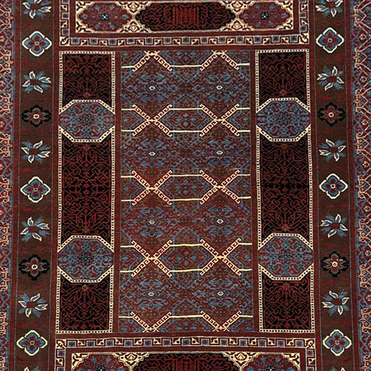 Fine Hand-knotted Wool Area Rug 185cm x 281cm