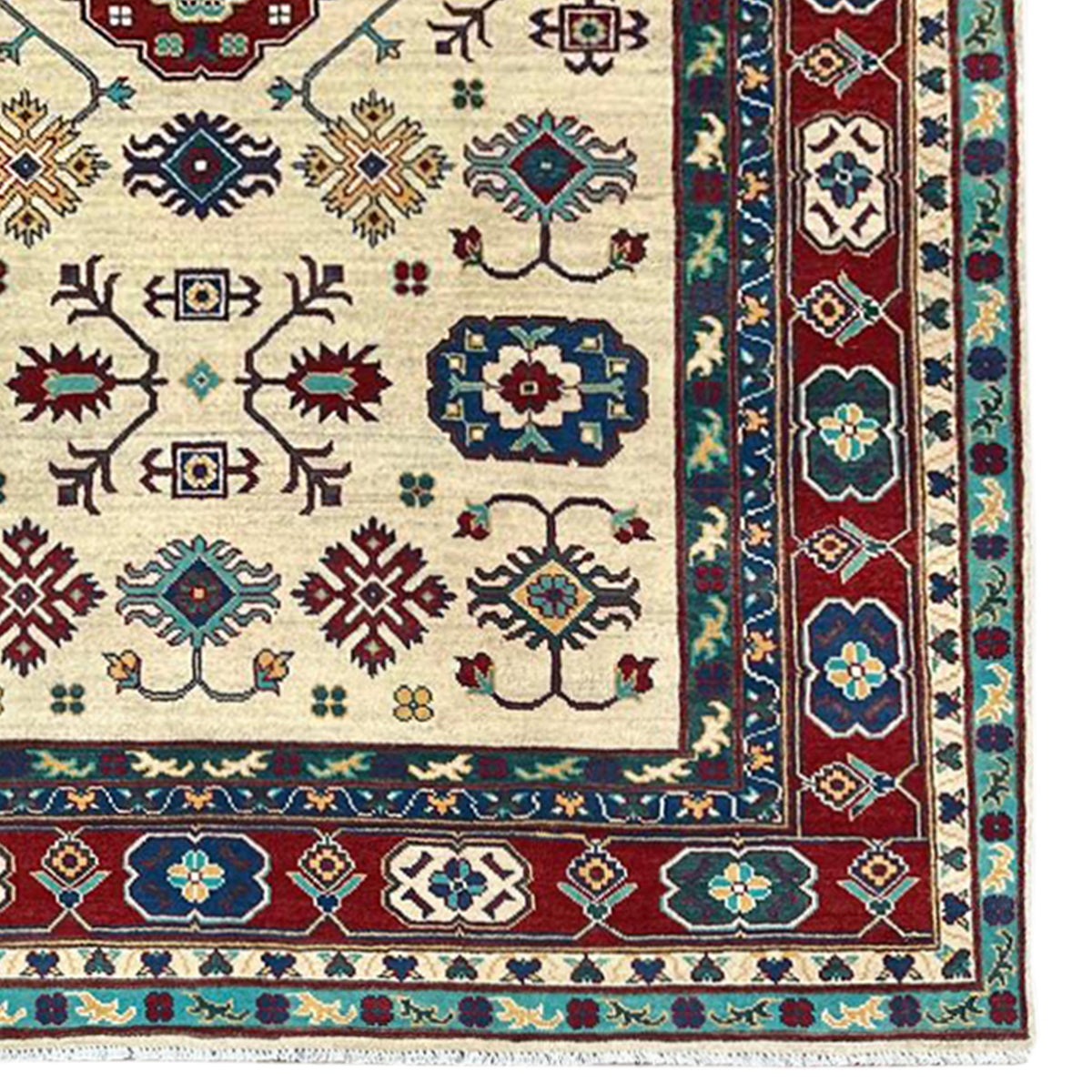 Fine Hand-knotted Traditional Kazak Wool Rug 180cm x 268cm