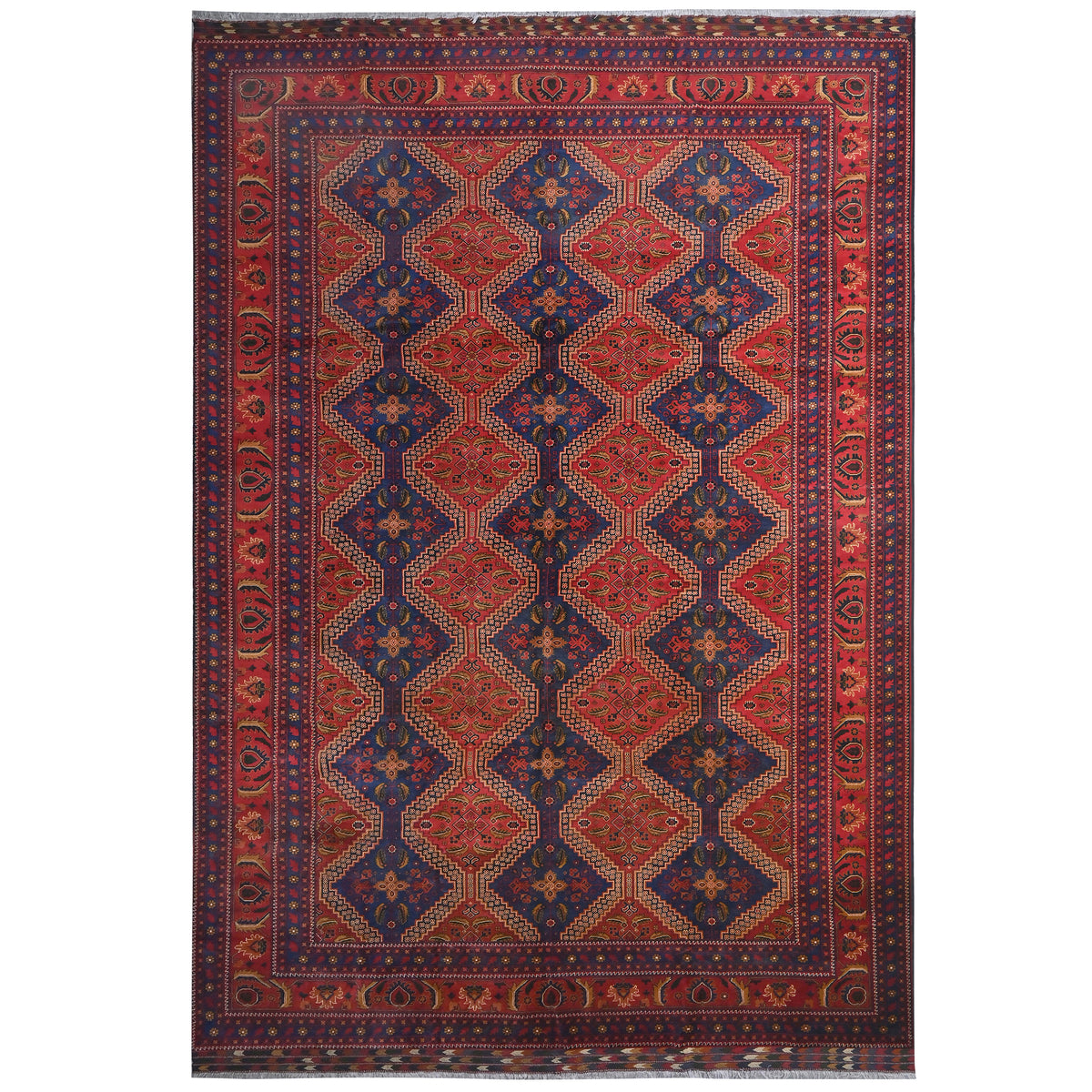 Fine Handmade Wool Trible Large Rug 294cm x 475cm