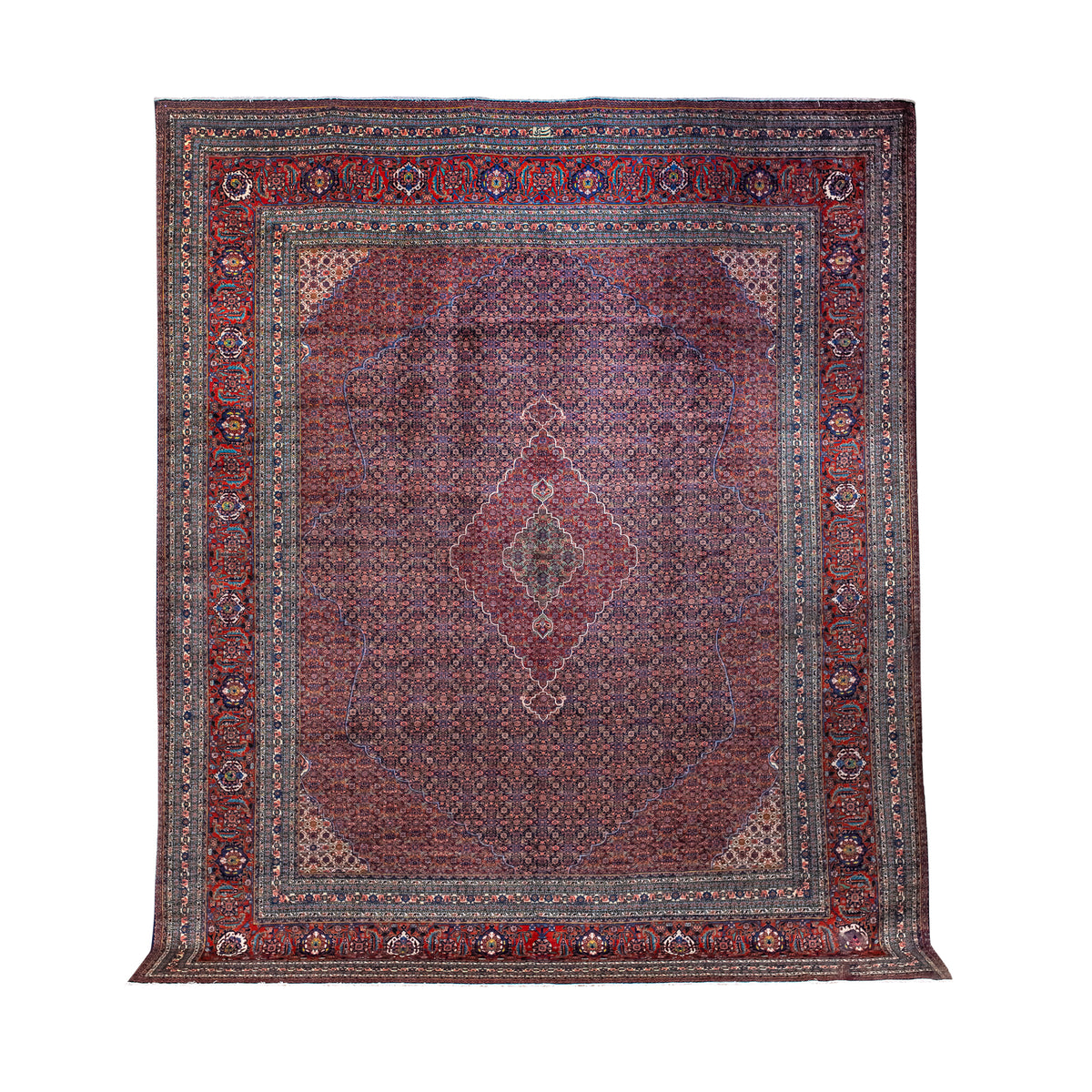 Luxury Fine Hand-Knotted Tabriz 50 Raj Persian Rug, Oversized 326cm × 390cm