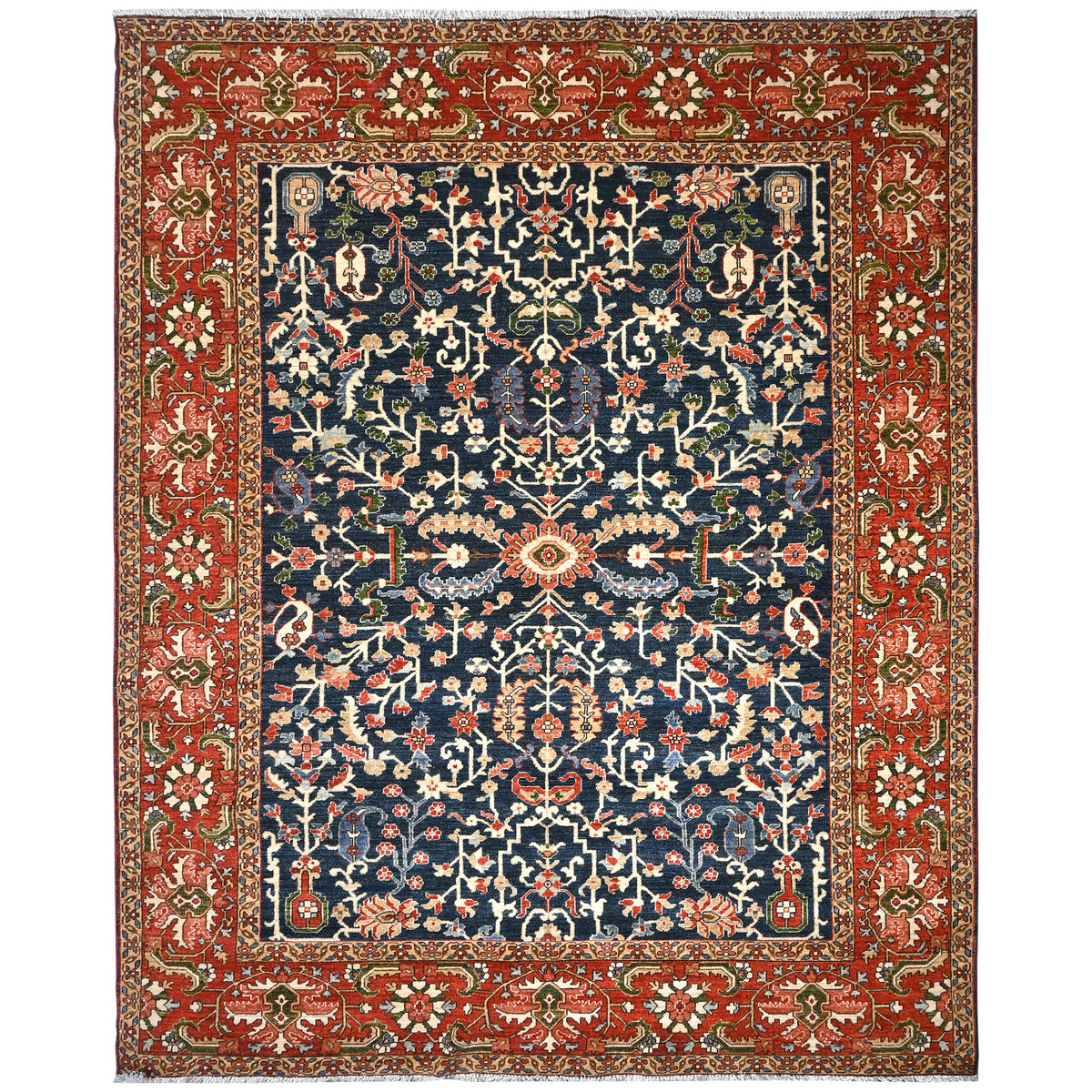 Fine Hand-knotted Wool Rug 245cm x 298cm