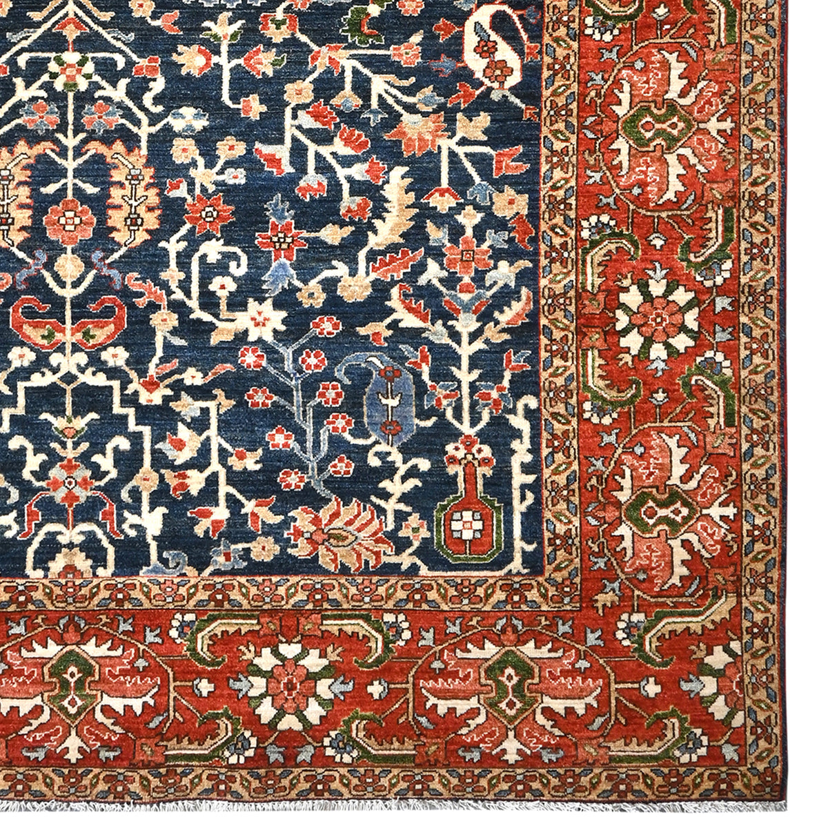 Fine Hand-knotted Wool Rug 245cm x 298cm