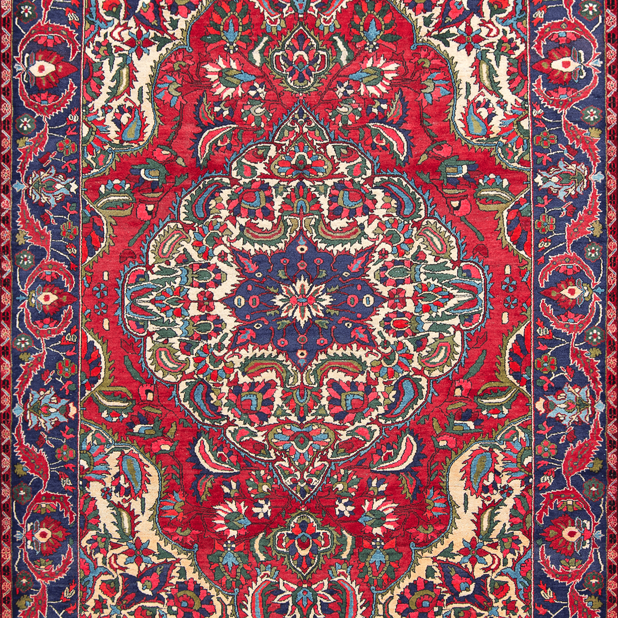 Fine Hand-knotted Wool Persian Rug 255cm x 355cm