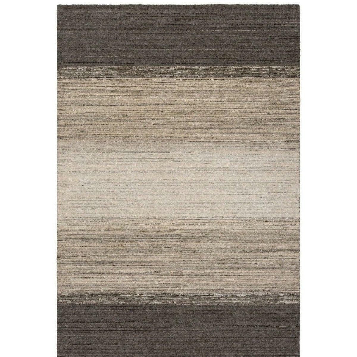 Contemporary Wool Cream &amp; Grey Rug 163cm x 230cm