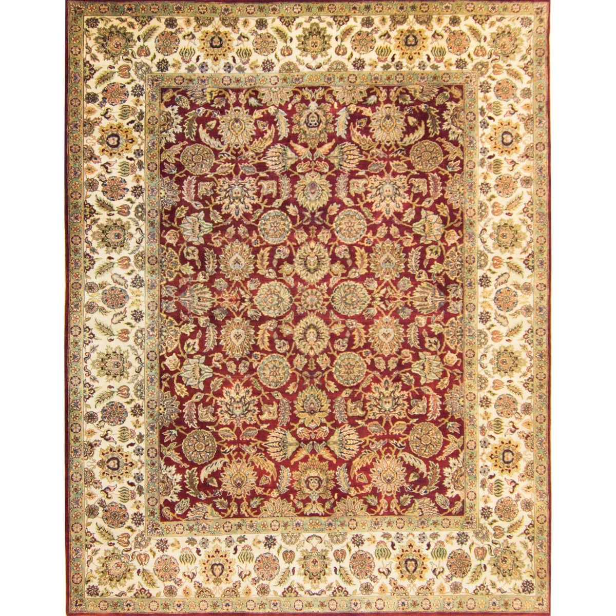 Fine Hand-knotted Wool &amp; Silk Rug 246cm x 312cm