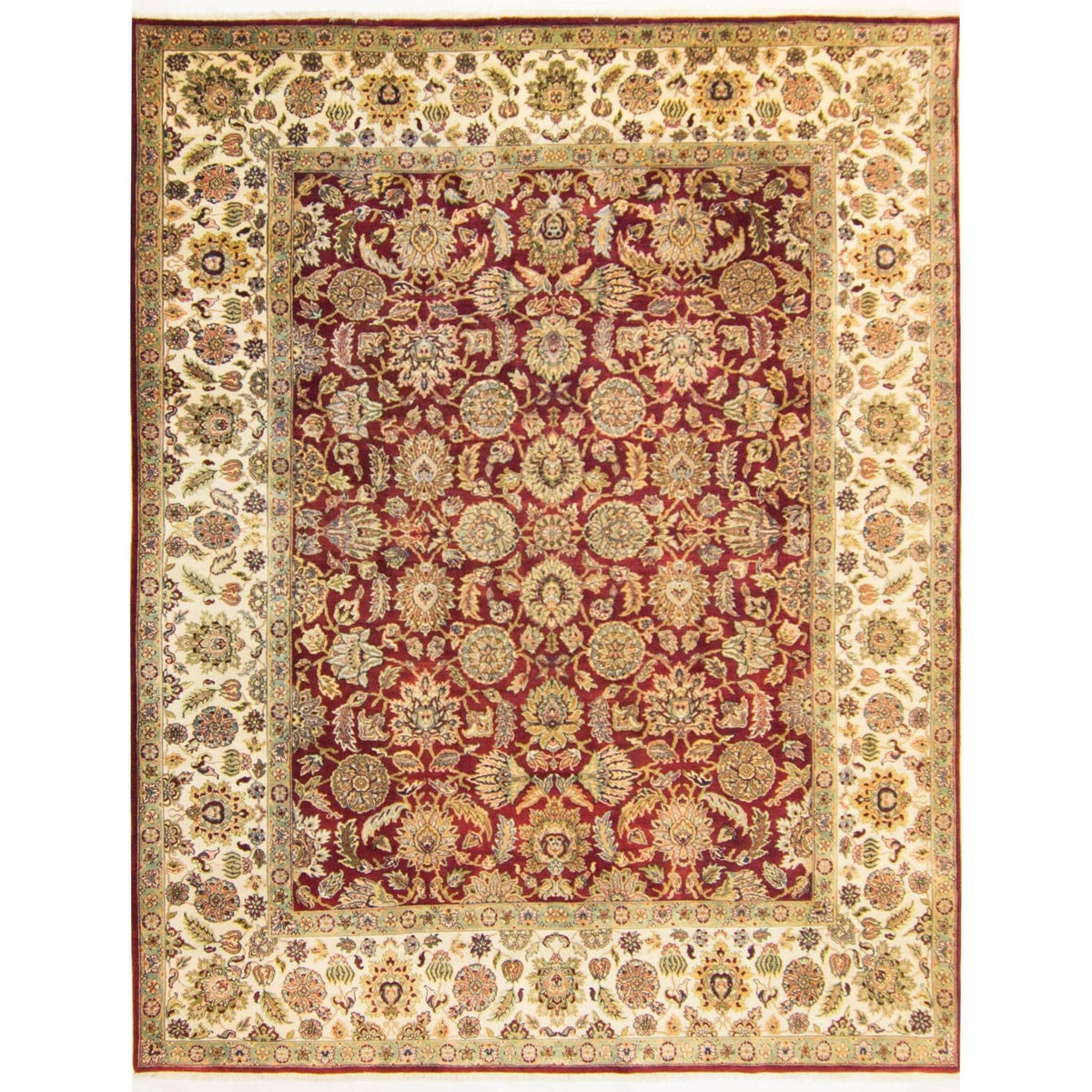 Fine Hand-knotted Wool &amp; Silk Rug 246cm x 312cm