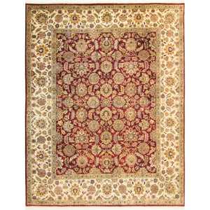 Fine Hand-knotted Wool & Silk Rug 246cm x 312cm