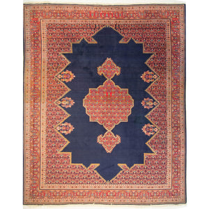 Extra Large Fine Hand-knotted Wool Persian Mahabad Rug 322cm x 438cm