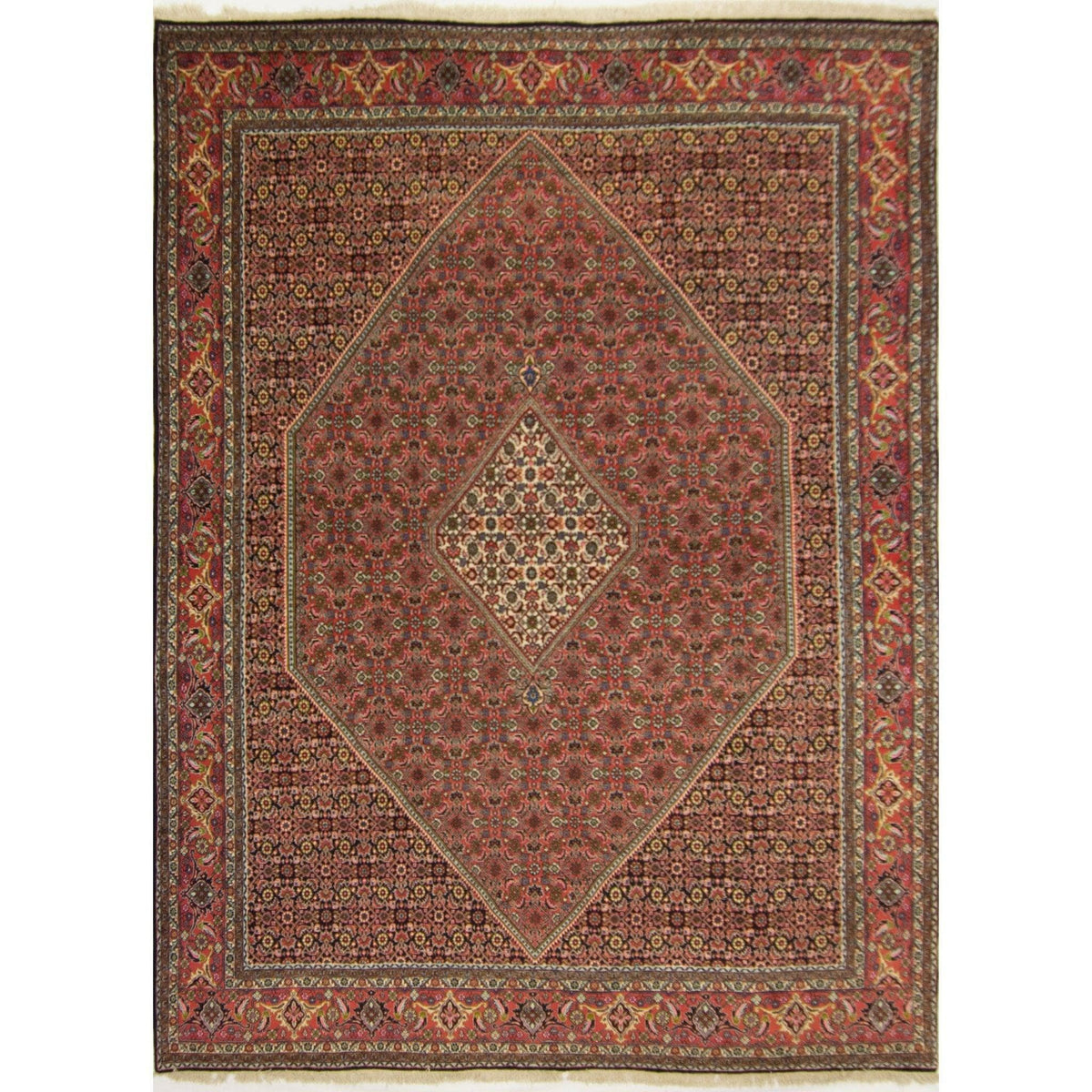 Super Fine Hand-knotted Persian Wool Bijar Rug 266cm x 335cm