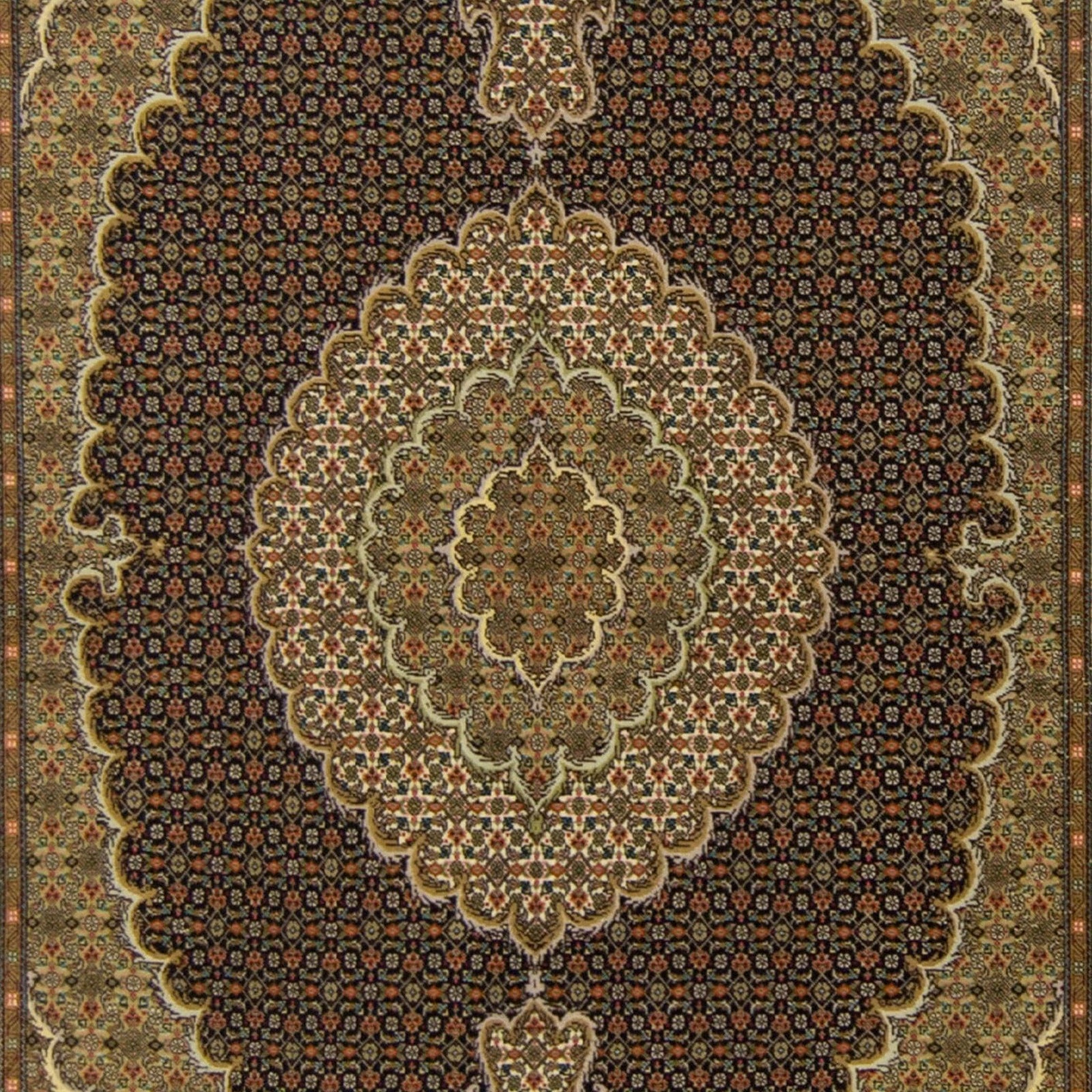 Fine Hand-knotted Persian Tabriz - Mahi Rug 115cm x 219cm