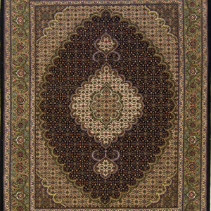 Super Fine Persian Wool and Silk Tabriz - Mahi Rug 107 cm x 157 cm