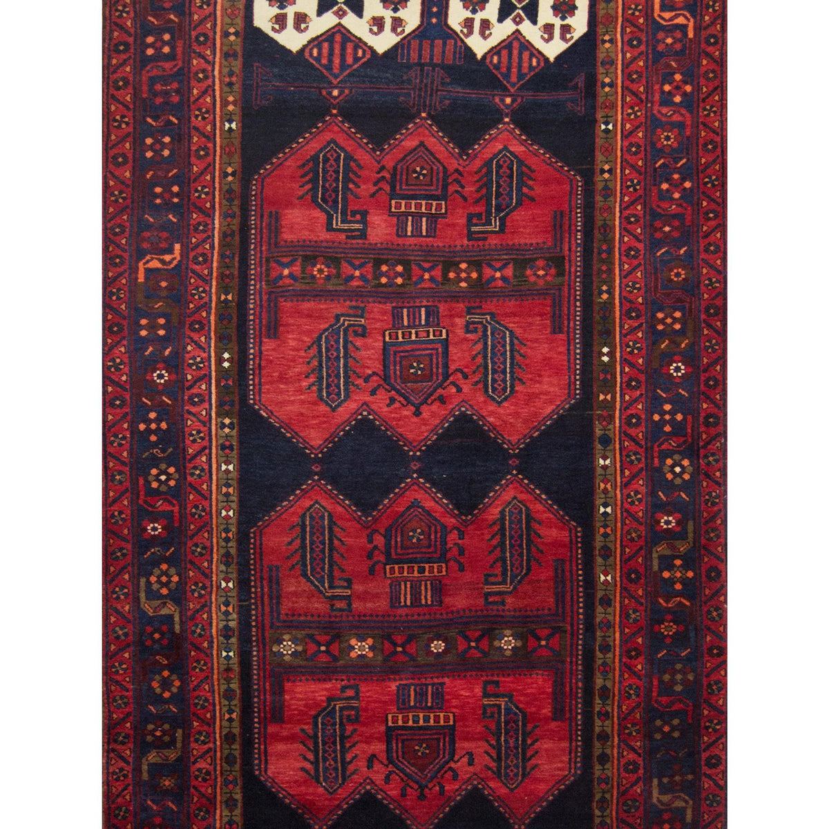 Vintage Hand-knotted Wool Kolyai Persian Runner 158cm x 307cm