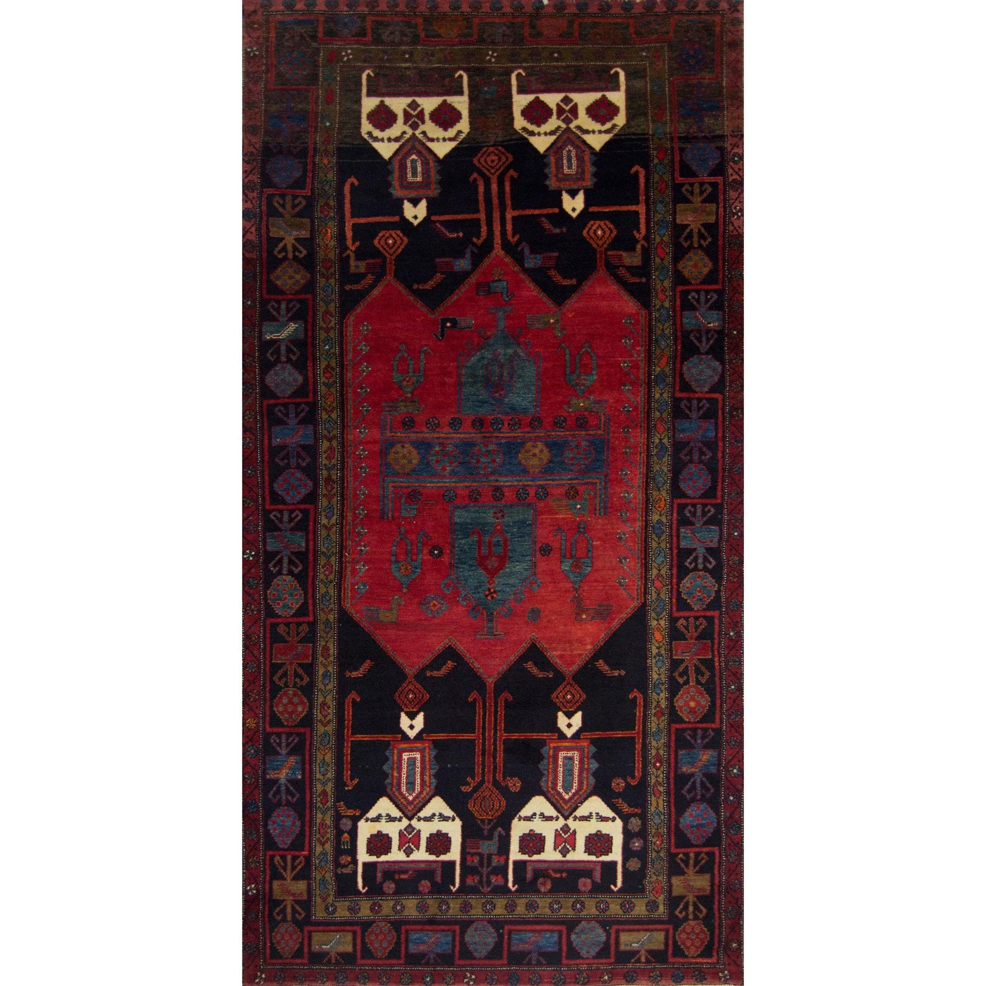 Authentic Fine Hand-knotted Wool Kolyai Persian Hallway Runner 150cm x 308cm