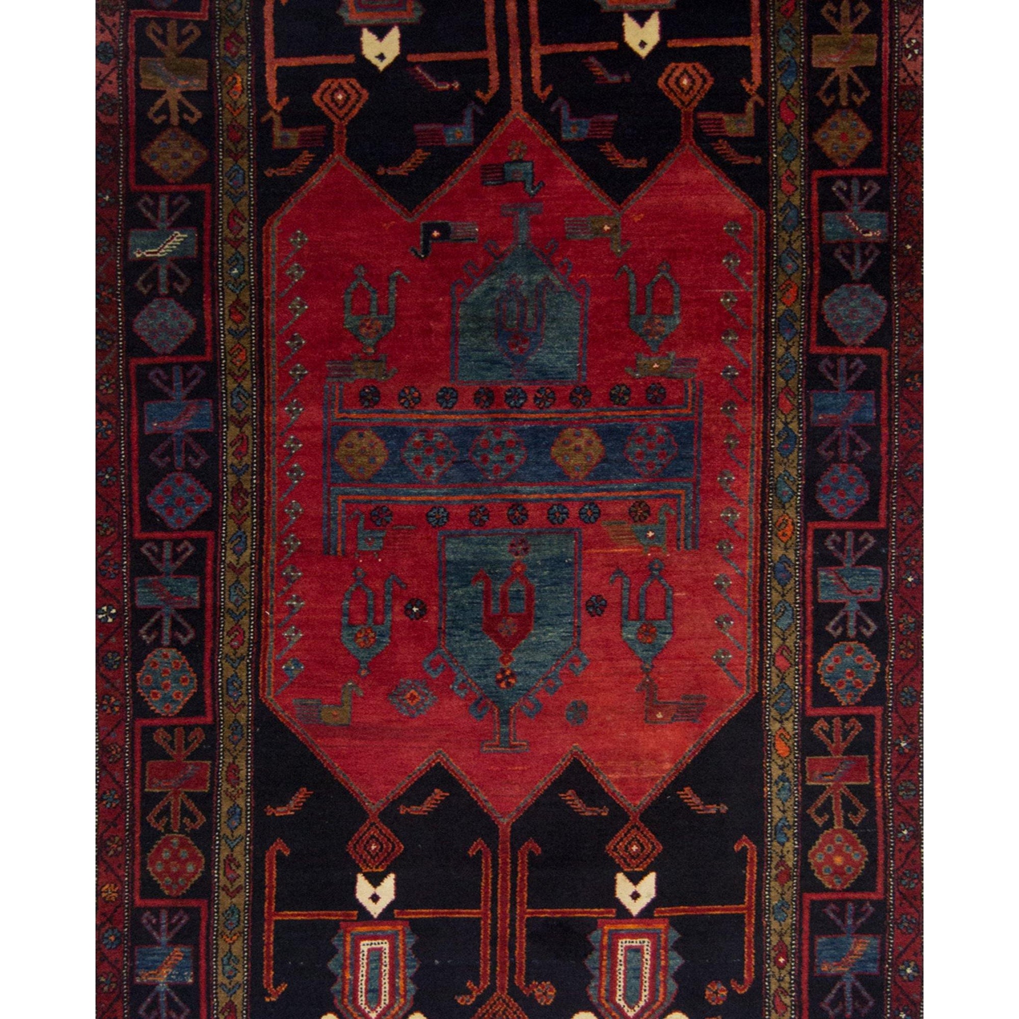 Authentic Fine Hand-knotted Wool Kolyai Persian Hallway Runner 150cm x 308cm