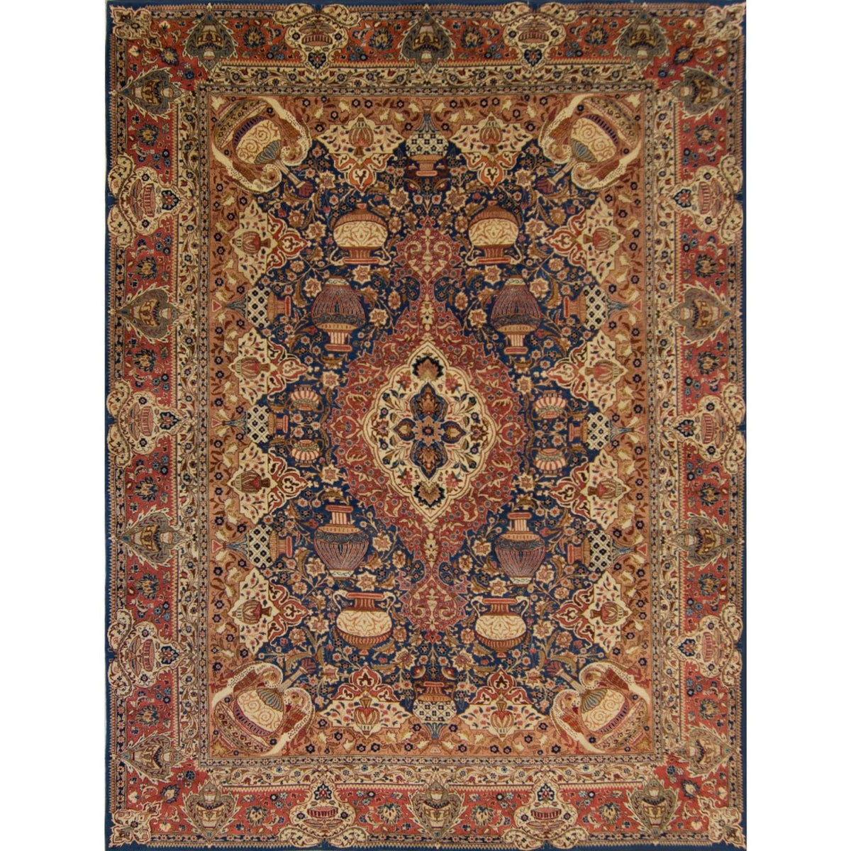 Super Fine Hand-knotted Vintage Khorosan Persian Rug 250cm x 340cm