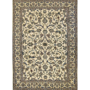 Authentic Fine Persian Hand-knotted Wool and Silk 9LAA Nain Rug 249cm x 345cm