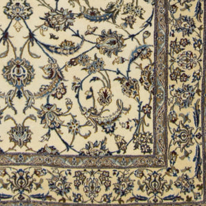 Authentic Fine Persian Hand-knotted Wool and Silk 9LAA Nain Rug 249cm x 345cm