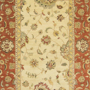 Fine Hand-knotted Wool Zeigler Rug 279cm x 379cm