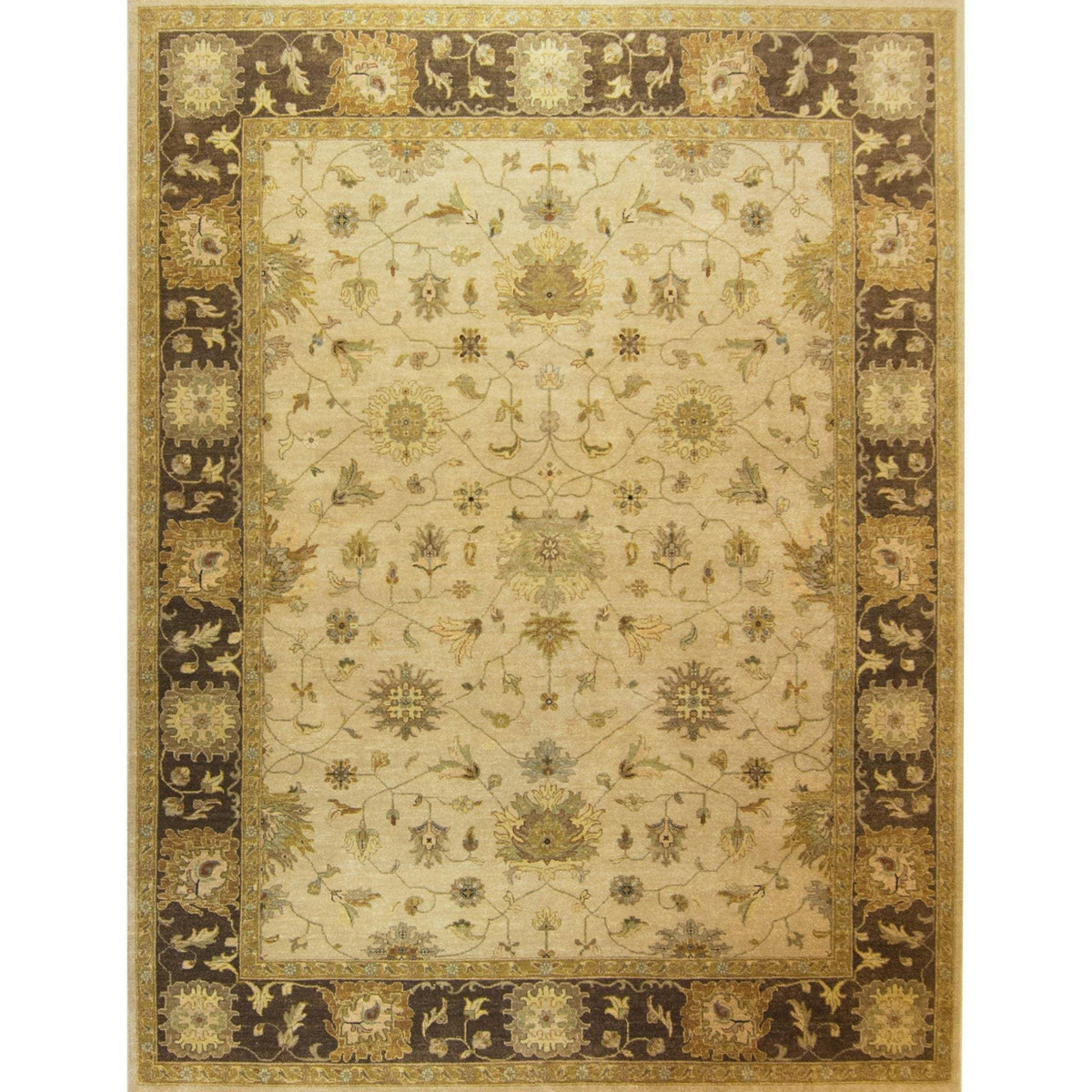 Fine Hand-knotted Wool Ziegler Rug 268cm x 346cm