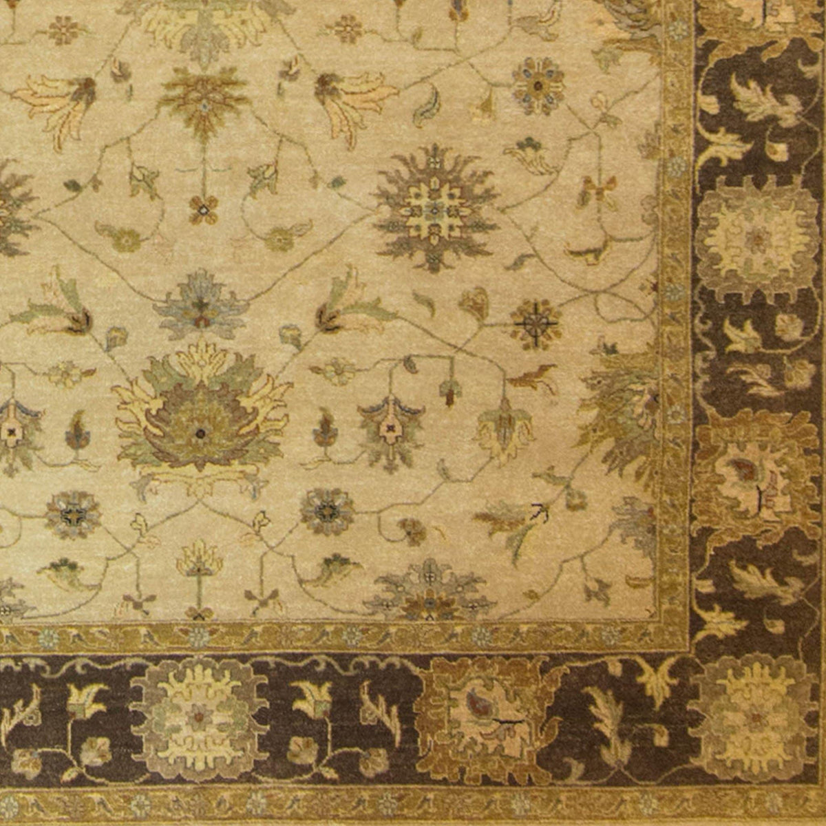 Fine Hand-knotted Wool Ziegler Rug 268cm x 346cm