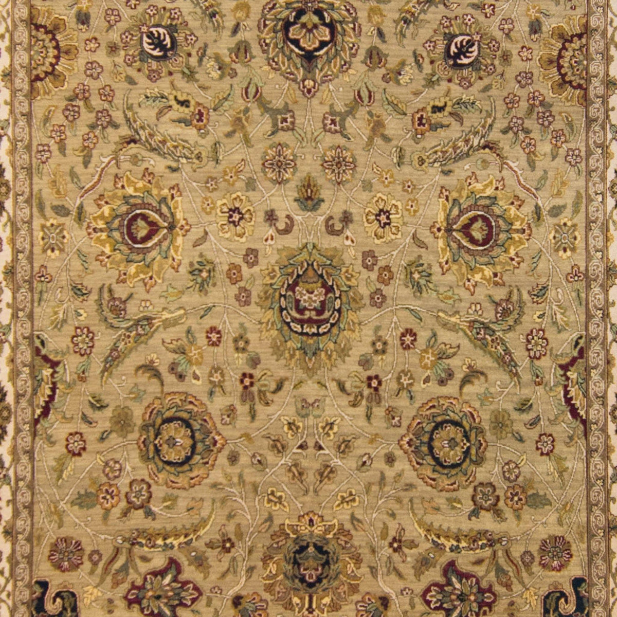 Fine Hand-knotted Wool Large Rug 245cm x 303cm
