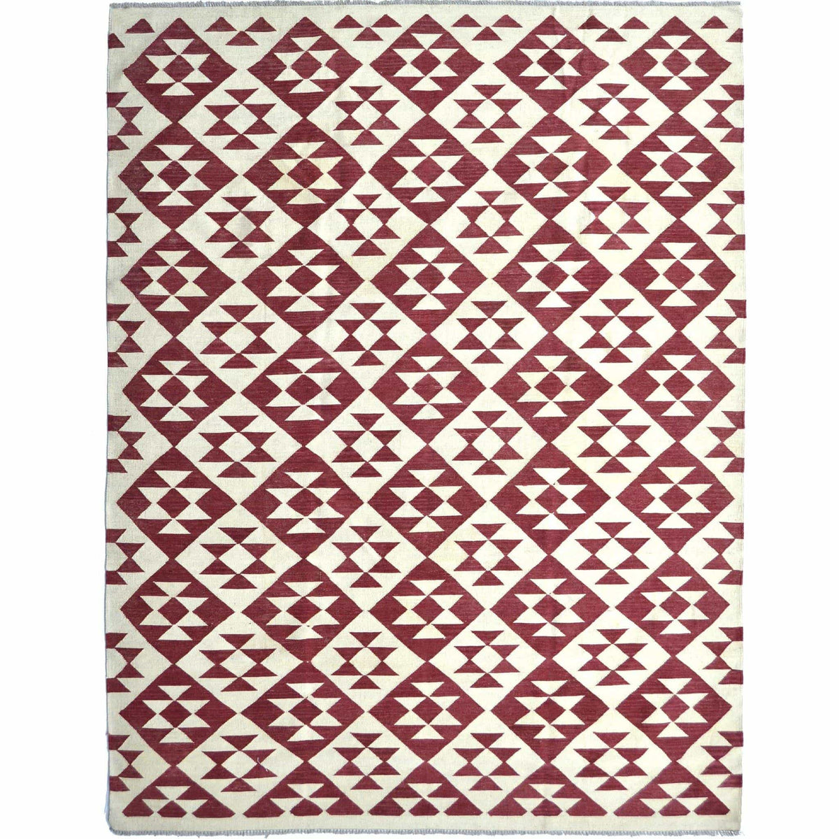 Modern Hand-woven 100% Wool Chobi Kilim Rug 216cm x 300cm