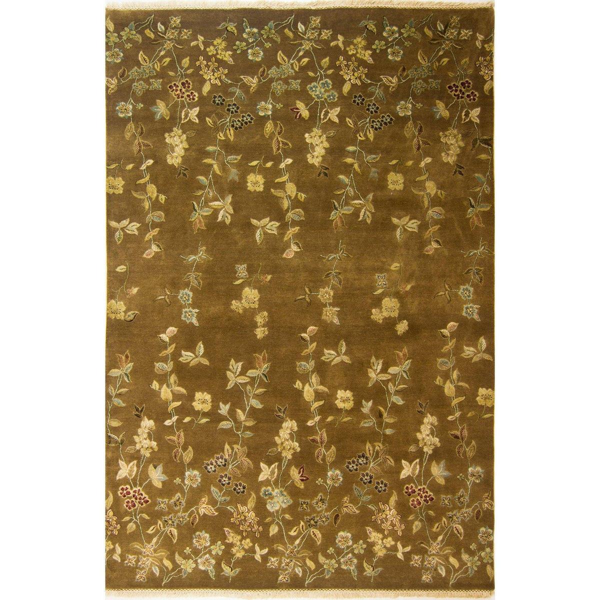 Modern Designer Hand-knotted Wool &amp; Silk Rug 186cm x 277cm