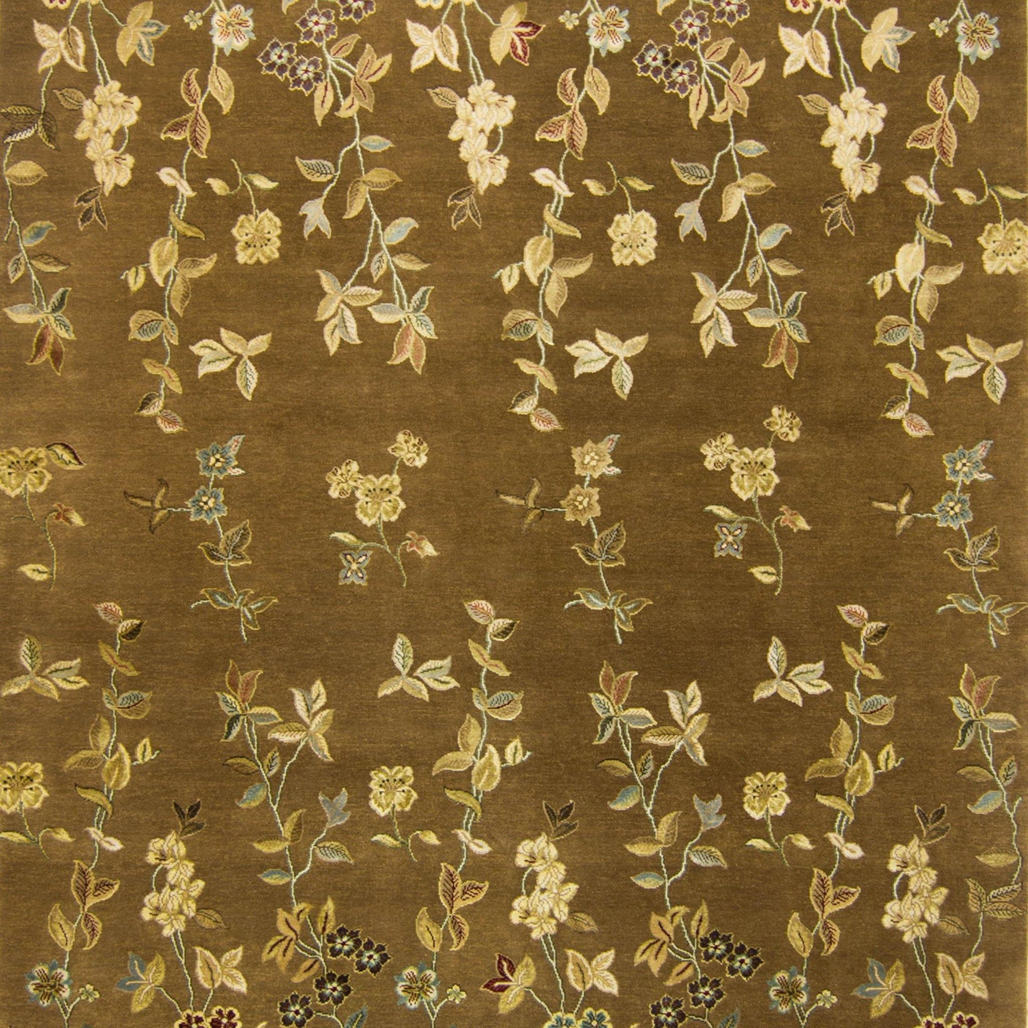 Modern High Quality Hand-knotted Wool & Silk Rug 186 cm x 281 cm