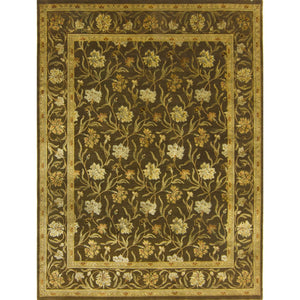 Fine Hand-knotted Wool & Silk Rug 241cm x 305cm