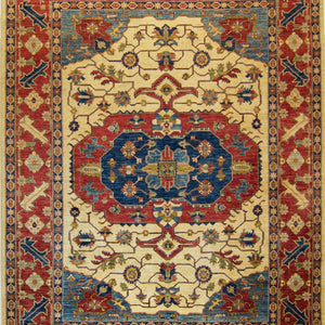 Fine Hand-knotted Wool Heriz 270cm x 335cm