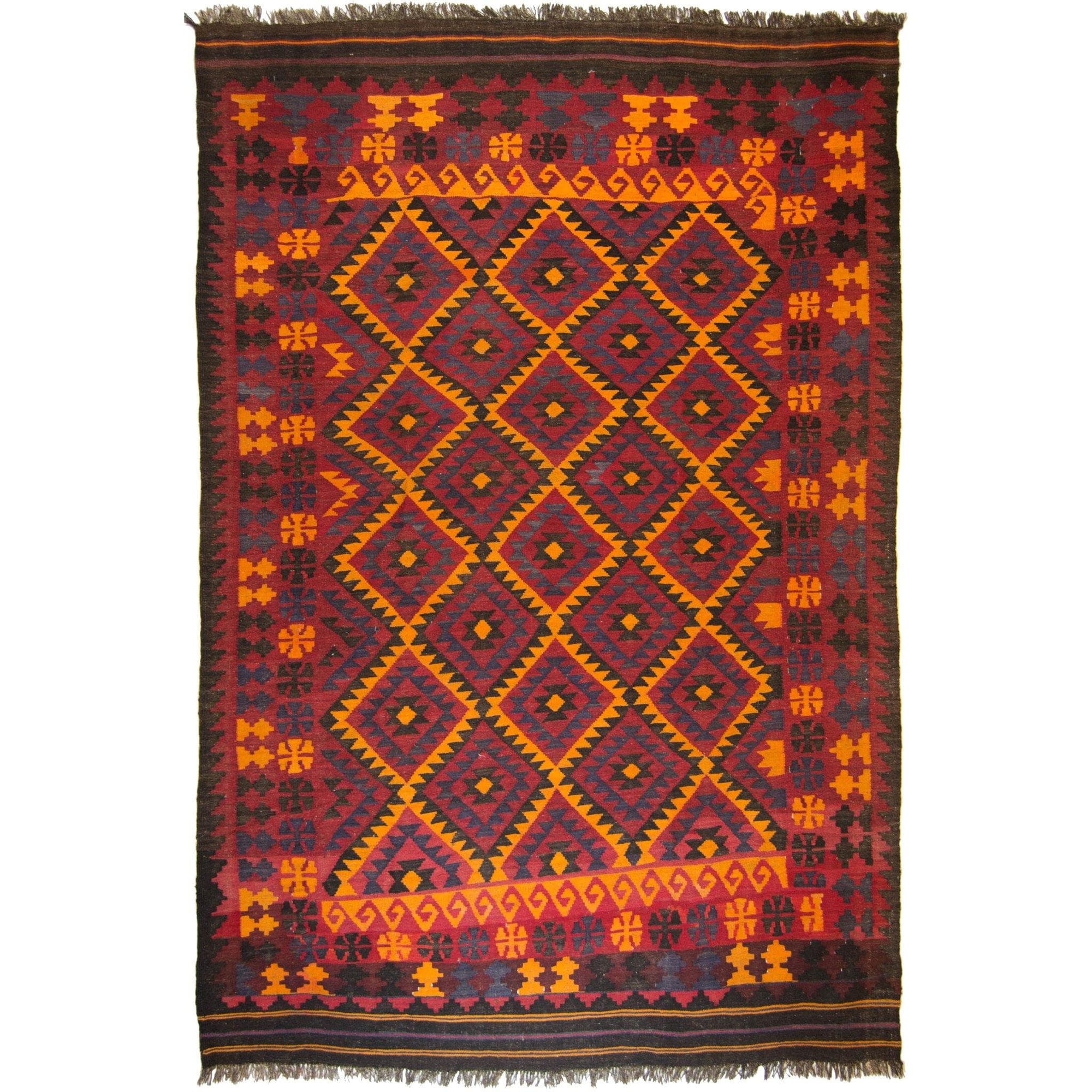 Hand-woven Persian Kilim 201cm x 293cm