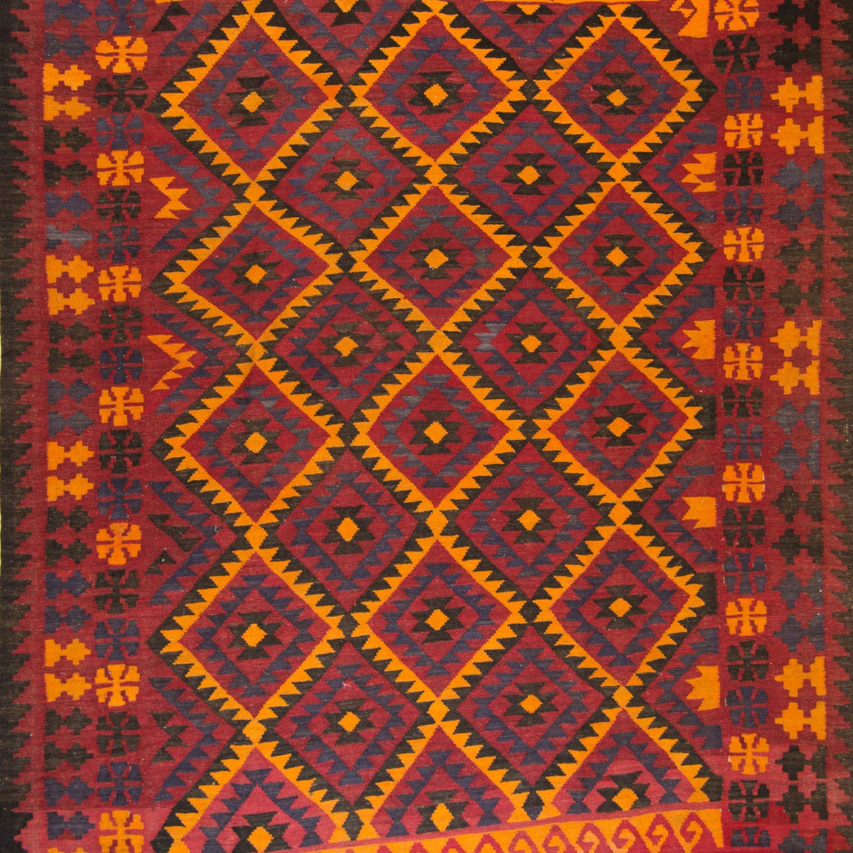 Hand-woven Persian Kilim 201cm x 293cm