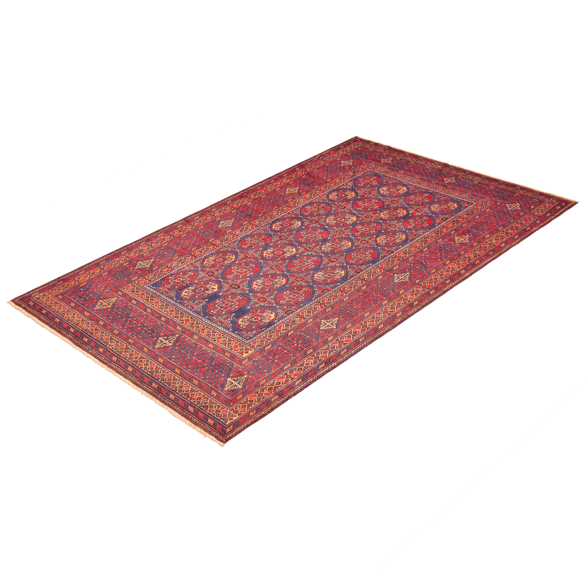 Fine Hand-knotted Baluchi Tribal Wool Rug 216cm x 383cm