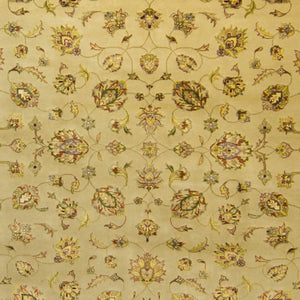 Fine Hand-knotted Wool & Silk Kashan Rug