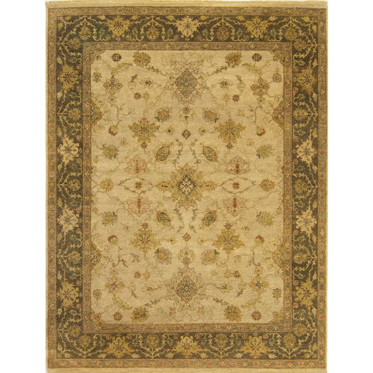 Fine Hand-knotted Persian Kashan Design Rug 241cm x 300cm