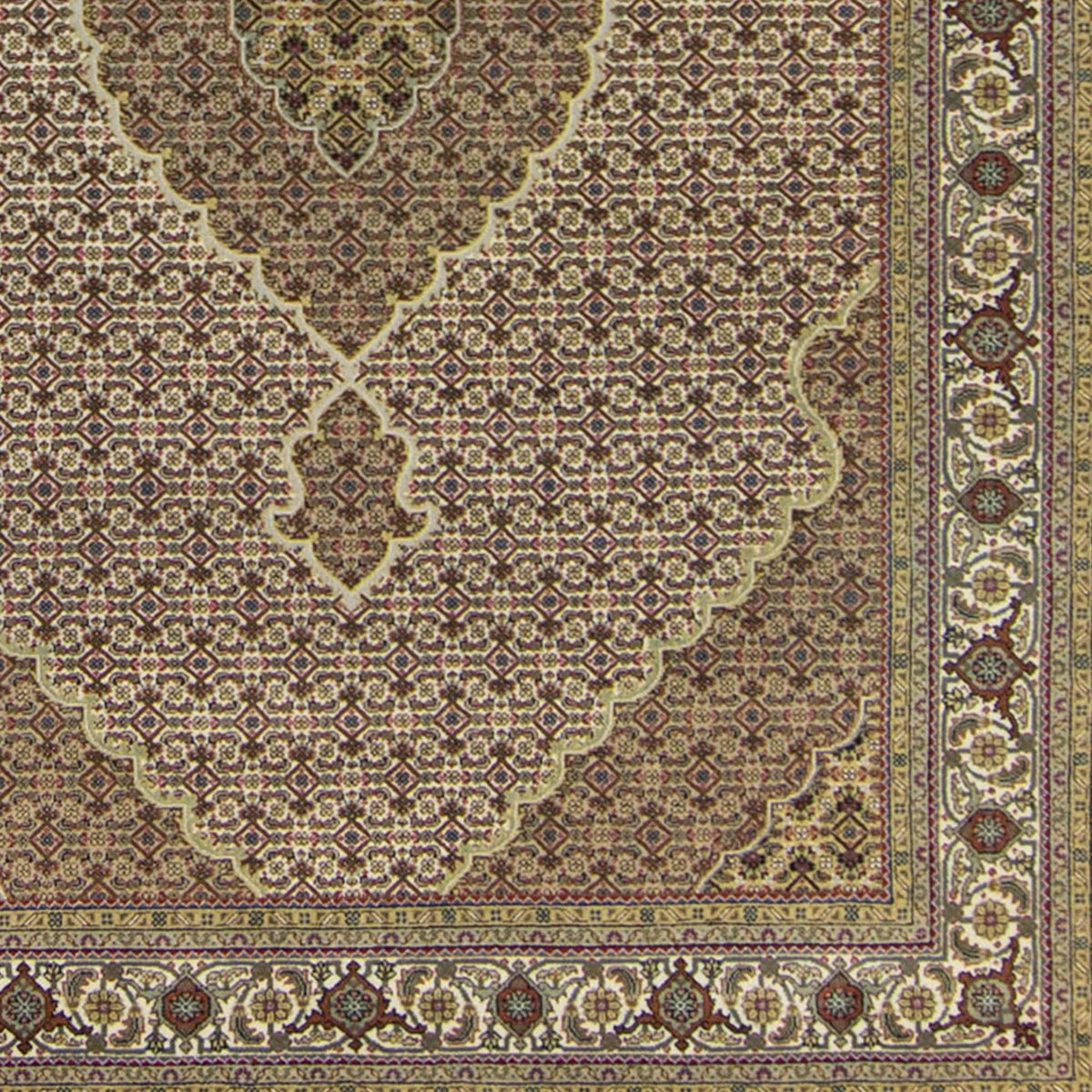 Fine Hand-knotted NZ Wool Tabriz - Mahi Rug 201cm x 302cm