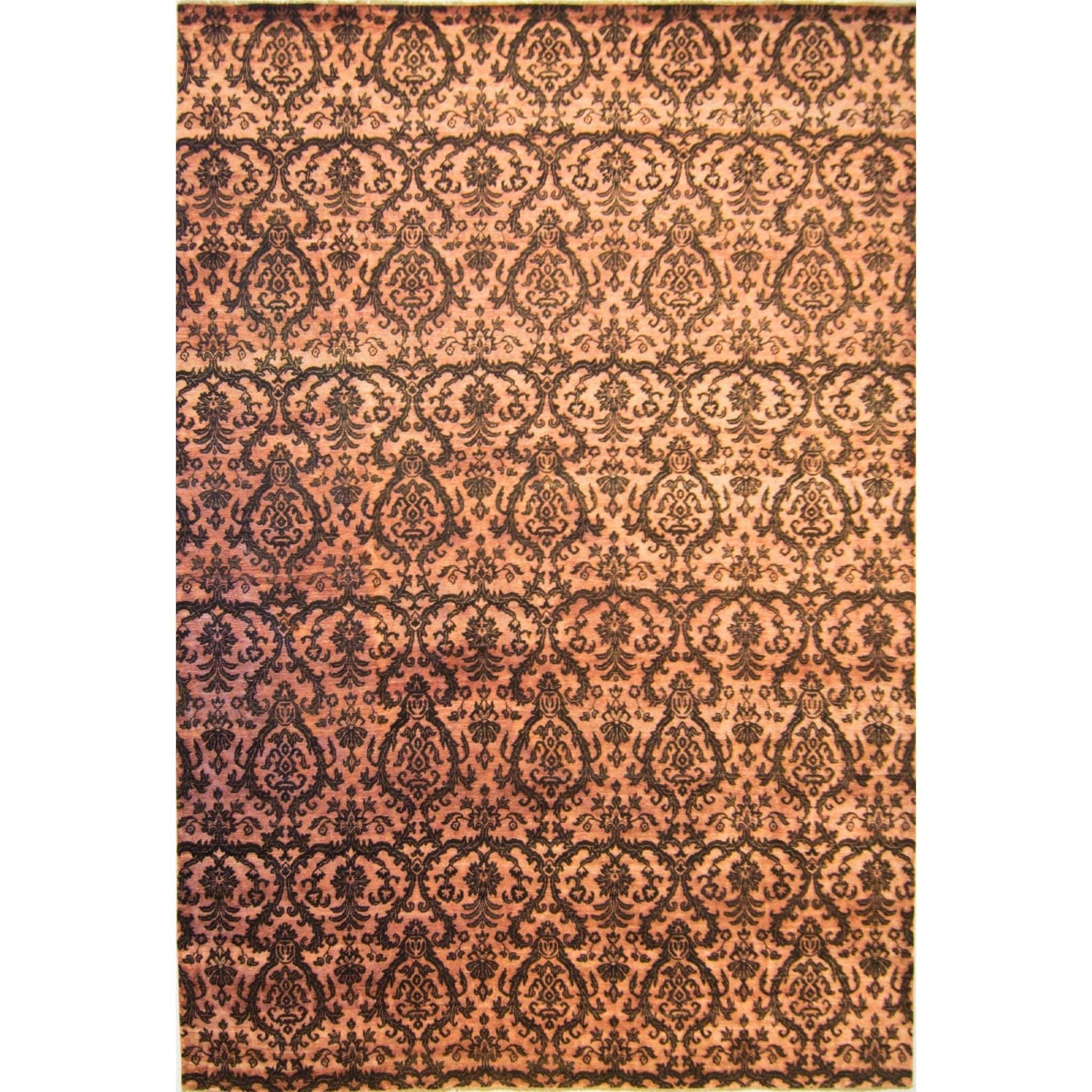 Fine Hand-knotted Wool & Silk Modern Rug 306cm x 432cm